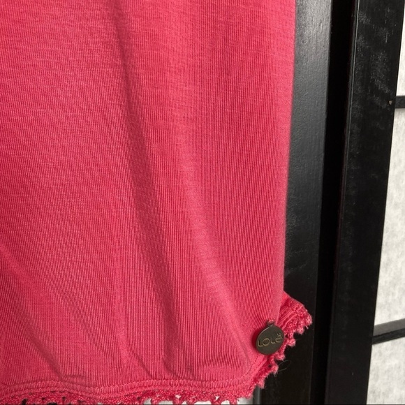 Lole Lightweight Scoopneck Athletic Performance Short Sleeve Top Pink Small - Picture 5 of 10